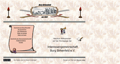 Desktop Screenshot of burg-birkenfeld.org